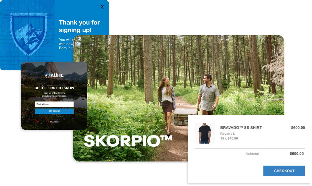 We develop the hiking clothes-business' new image, through the design of their website and creating marketing and ecommerce campaigns.